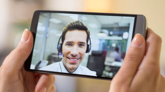 Video conferencing client for enterprise collaboration